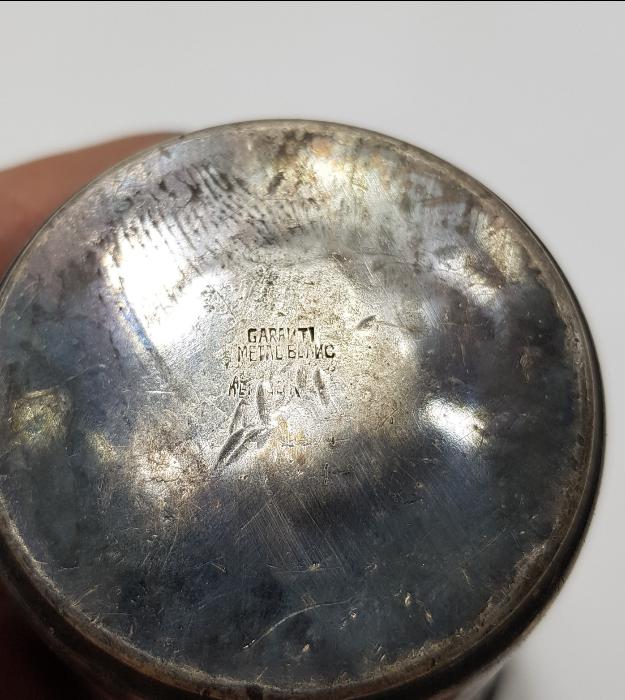 ART NOUVEAU GÜMÜŞ KAPLAMA BARDAK