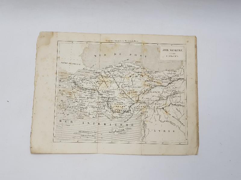 ASIA MINEURE (KÜÇÜK ASYA - ANADOLU) HARİTA GRAVÜR 