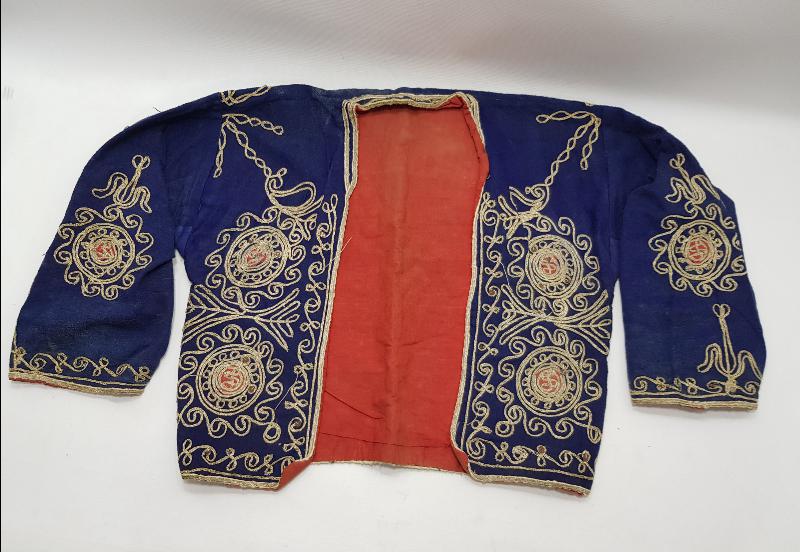 CUMHURİYET İLK DÖNEM KADİFE GELİN CEPKENİ 