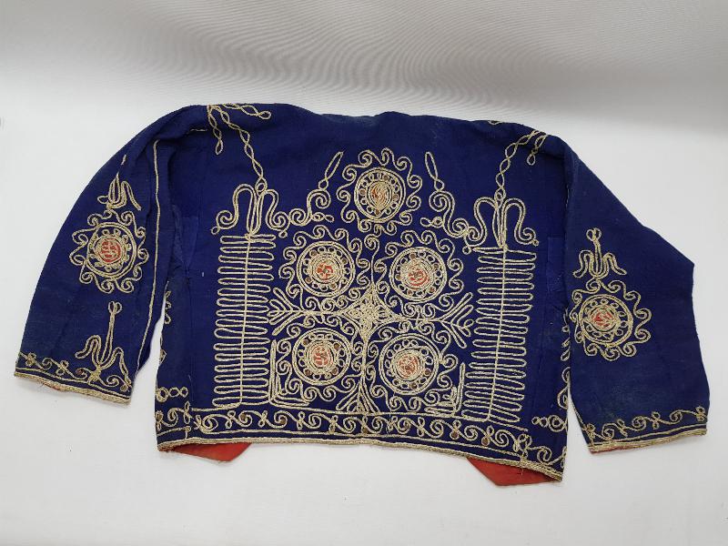 CUMHURİYET İLK DÖNEM KADİFE GELİN CEPKENİ 