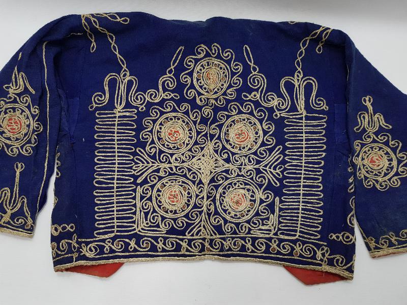 CUMHURİYET İLK DÖNEM KADİFE GELİN CEPKENİ 