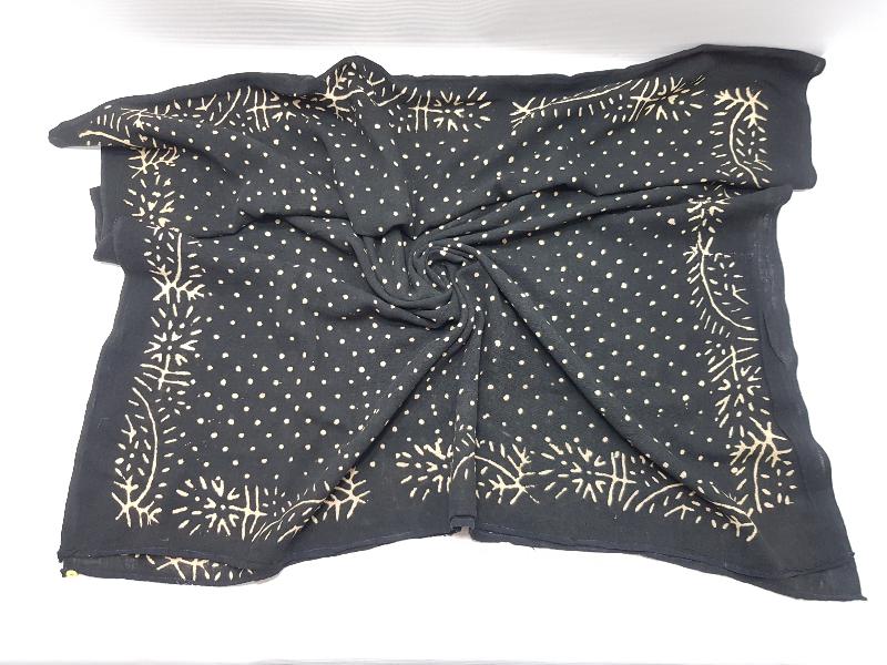 OSMANLI DÖNEMİ BALIKESİR YÖRESİ BASKI YAZMA - BAŞ ÖRTÜSÜ