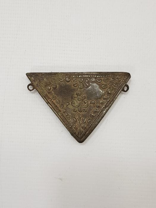 OSMANLI DÖNEMİ GÜMÜŞ ÜÇGEN HAMAYIL 