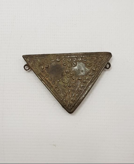 OSMANLI DÖNEMİ GÜMÜŞ ÜÇGEN HAMAYIL 