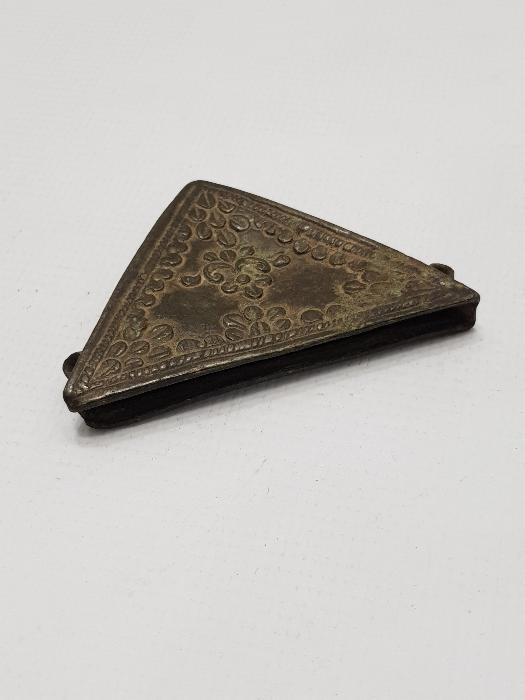 OSMANLI DÖNEMİ GÜMÜŞ ÜÇGEN HAMAYIL 