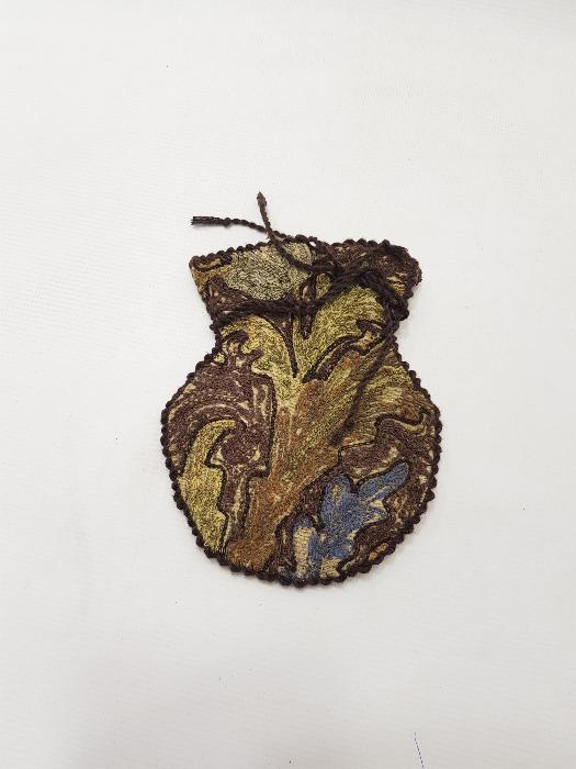 OSMANLI SUZENİ İŞÇİLİKLİ PARA KESESİ 