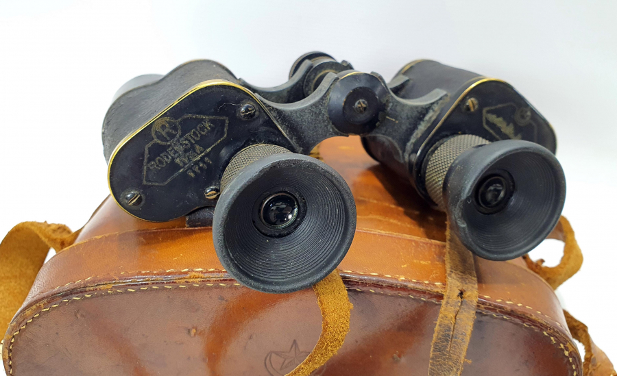 ORJİNAL AY YILDIZLI KUTUSUNDA ÜZERİ OSMANLICA YAZILI KUTUSUNDA NADİR SUBAY DÜRBÜNÜ