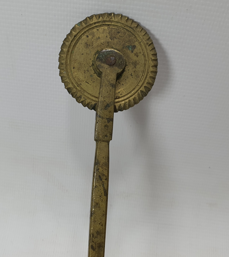 ÜZERİ SÜLEYMANİYE DAMGALI OSMANLI DÖNEMİ HAMUR KESME ALETİ