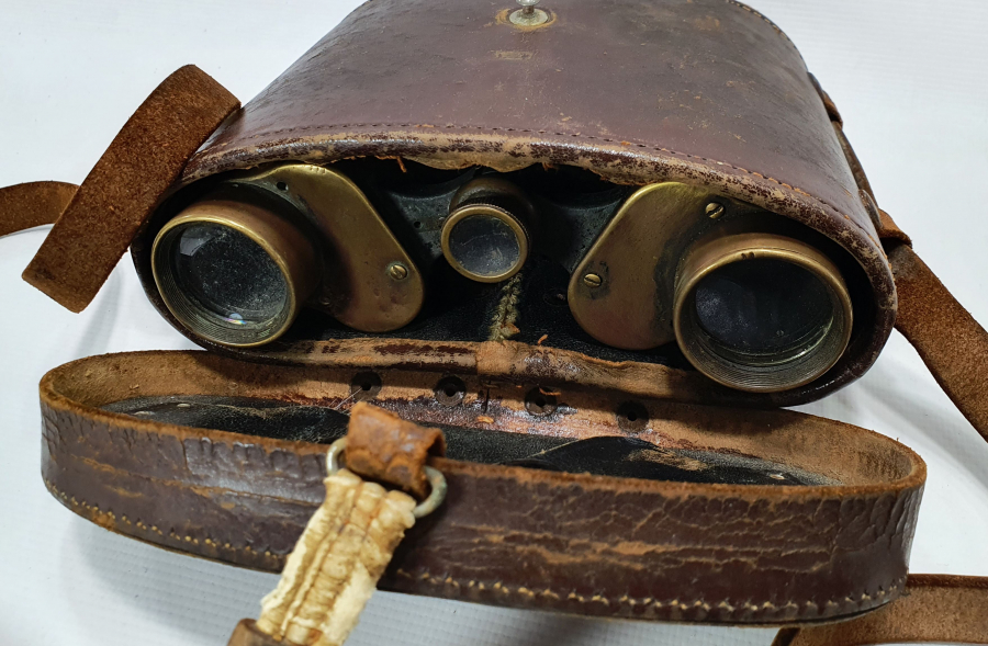 1. DÜNYA SAVAŞI DÖNEMİ AY YILDIZLI KUTUSUNDA SUBAY DÜRBÜNÜ