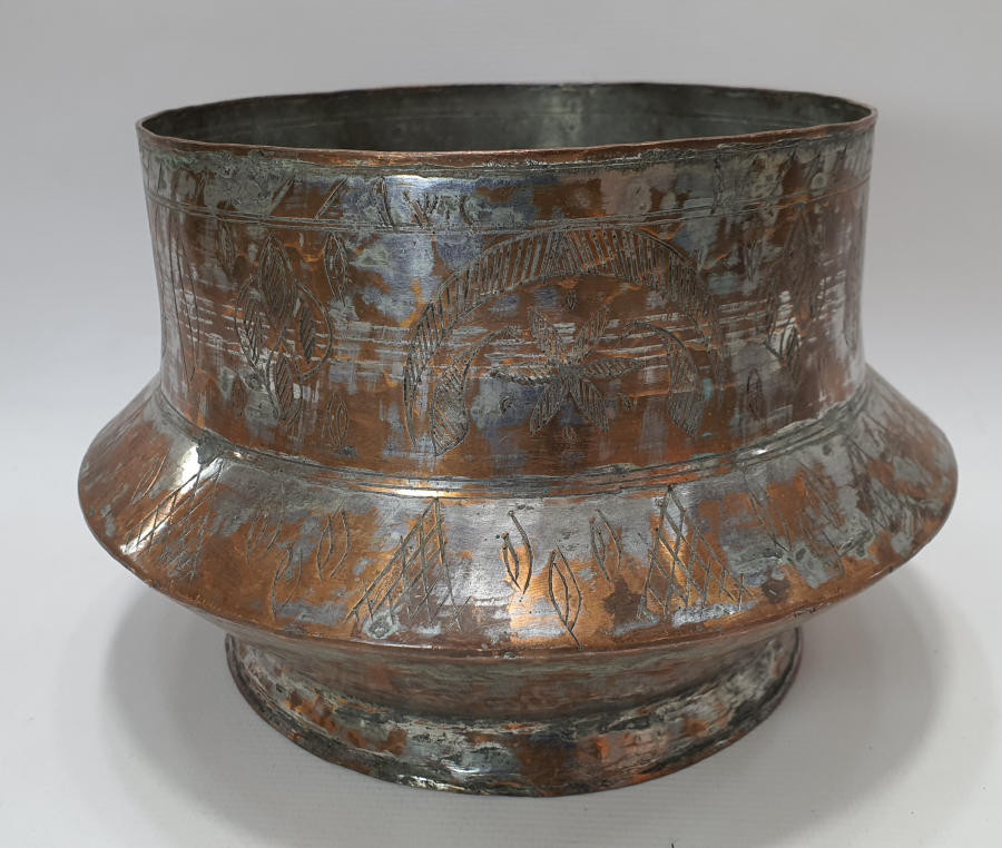 1302 (1885) TARİHLİ AY YILDIZLI VE SELVİLİ OSMANLI DÖNEMİ BÜYÜK BOY ÇORBALIK