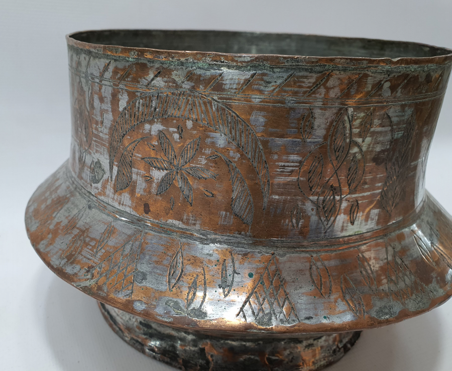 1302 (1885) TARİHLİ AY YILDIZLI VE SELVİLİ OSMANLI DÖNEMİ BÜYÜK BOY ÇORBALIK