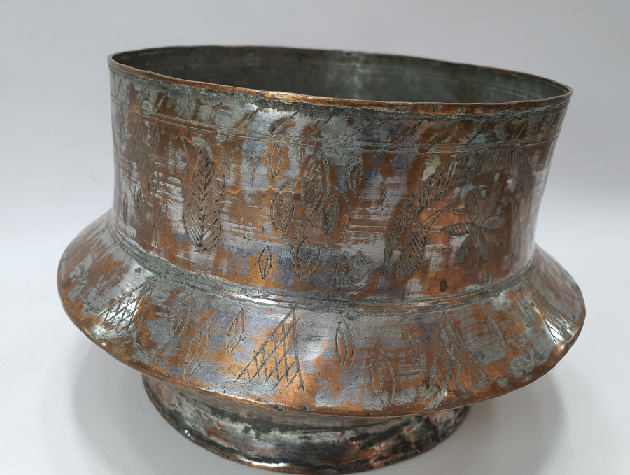 1302 (1885) TARİHLİ AY YILDIZLI VE SELVİLİ OSMANLI DÖNEMİ BÜYÜK BOY ÇORBALIK