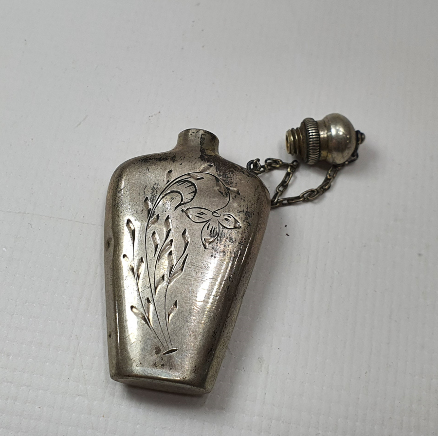 1900 BAŞLARI KALEM İŞÇİLİKLİ GÜMÜŞ KOKULUK