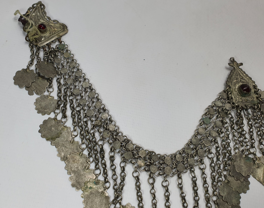 OSMANLI DÖNEMİ BÜYÜK BOY GÜMÜŞ GELİN ALINLIĞI