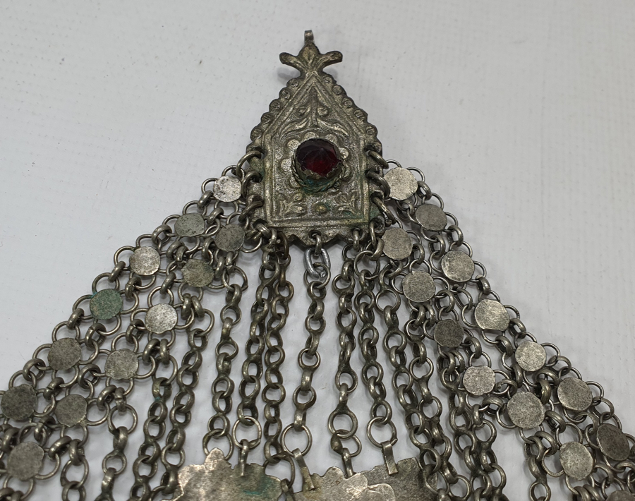 OSMANLI DÖNEMİ BÜYÜK BOY GÜMÜŞ GELİN ALINLIĞI