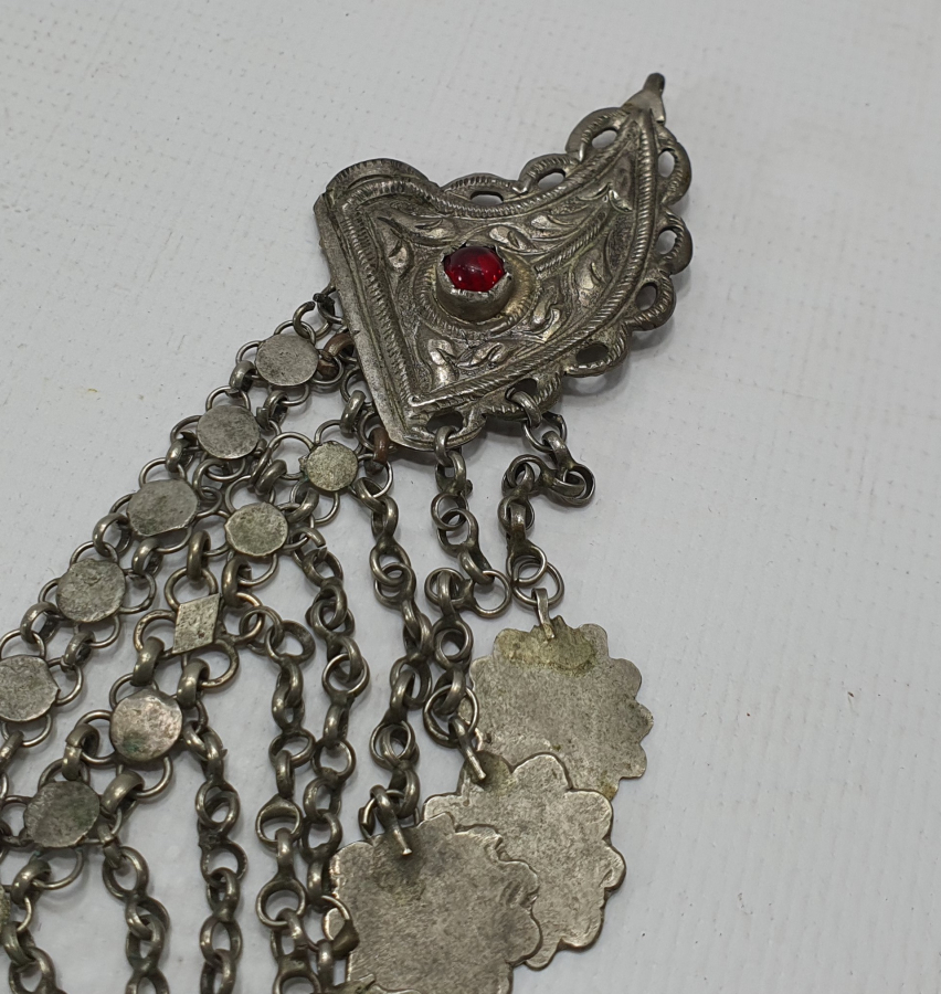 OSMANLI DÖNEMİ BÜYÜK BOY GÜMÜŞ GELİN ALINLIĞI