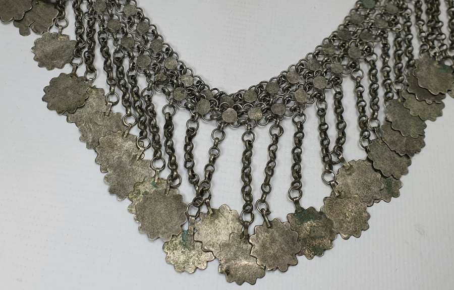 OSMANLI DÖNEMİ BÜYÜK BOY GÜMÜŞ GELİN ALINLIĞI