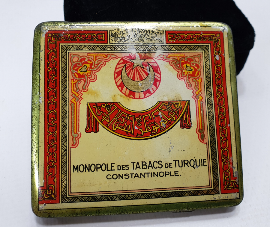 OSMANLICA YAZILI SAMSUN SİGARASI KUTUSU