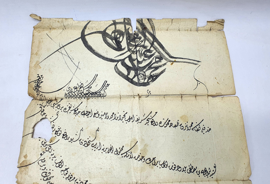 2. MAHMUD HAN DÖNEMİ EL ÇEKME FERMAN