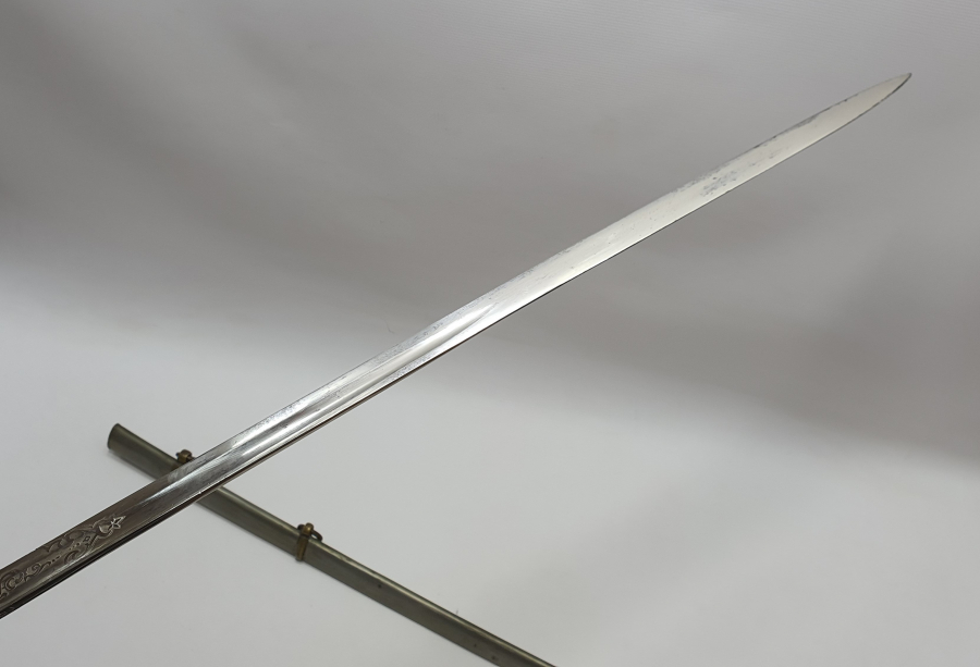 OSMANLI DÖNEMİ SIRTI YAZILI ÇİL KONDİSYONDA SUBAY KILICI