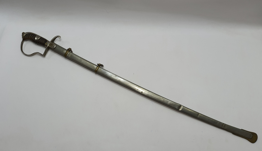 OSMANLI DÖNEMİ SIRTI YAZILI ÇİL KONDİSYONDA SUBAY KILICI