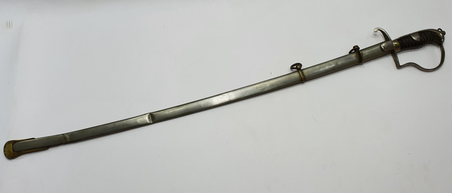 OSMANLI DÖNEMİ SIRTI YAZILI ÇİL KONDİSYONDA SUBAY KILICI