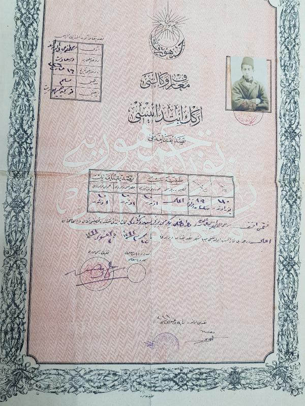 1915 TARİHLİ OSMANLICA ŞEHADETNAME