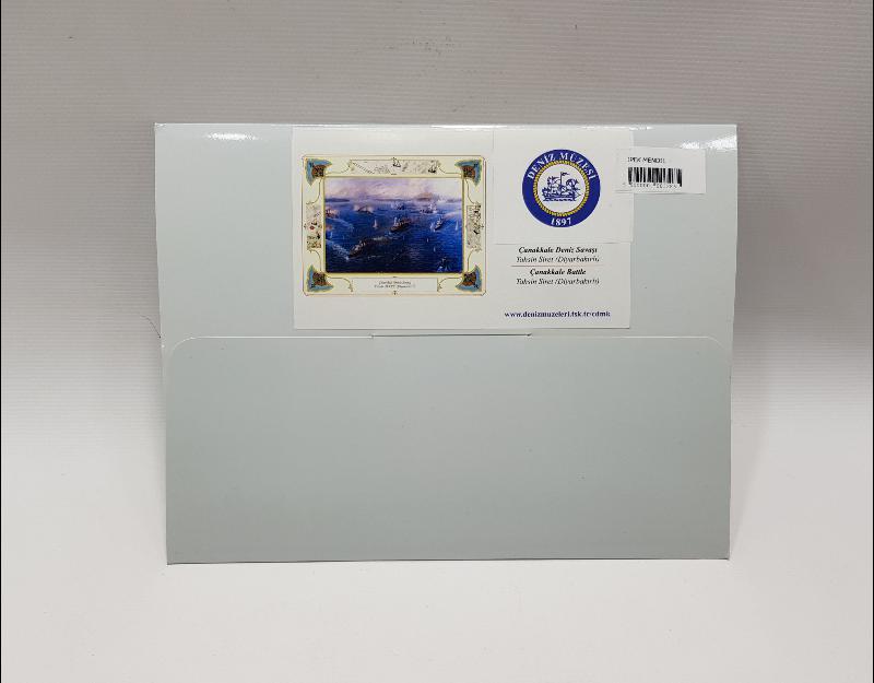 ÇANAKKALE DENİZ SAVAŞI HATIRA İPEK MENDİL
