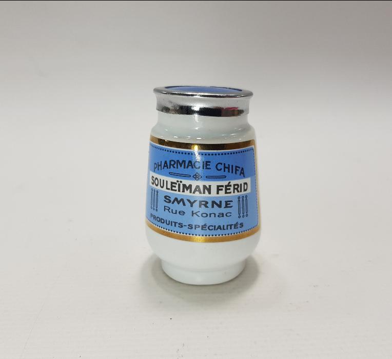 KOLEKSİYONLUK OSMANLICA ŞİFA ECZANESİ PORSELEN ŞİŞE 