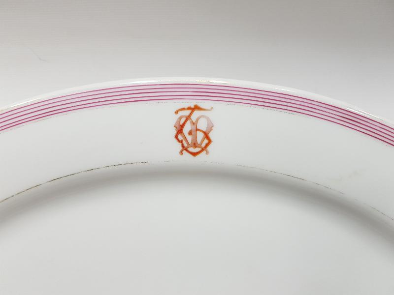 OSMANLI DÖNEMİ TOKATLIYAN OTELİ KALLAVİ BOY PORSELEN SALATA TABAĞI 