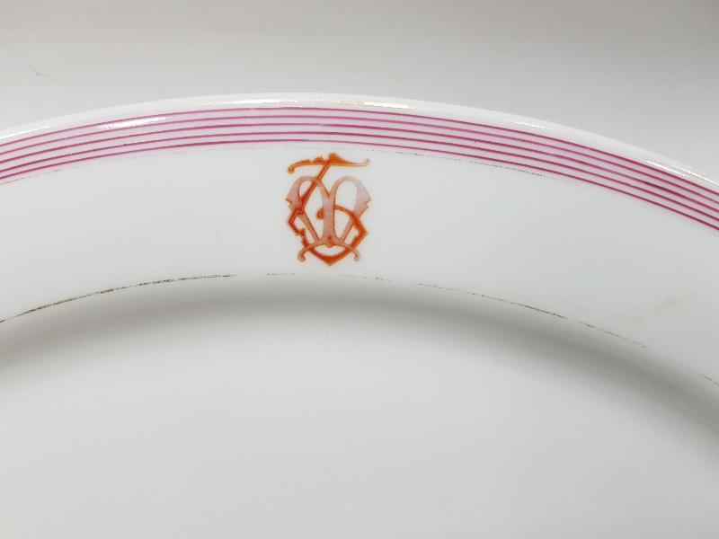 OSMANLI DÖNEMİ TOKATLIYAN OTELİ KALLAVİ BOY PORSELEN SALATA TABAĞI 