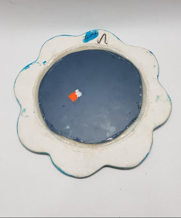 SITKI OLÇAR İMZALI KÜTAHYA SERAMİK AYNA