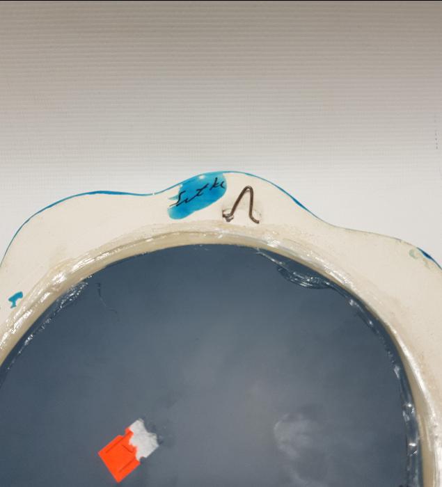 SITKI OLÇAR İMZALI KÜTAHYA SERAMİK AYNA