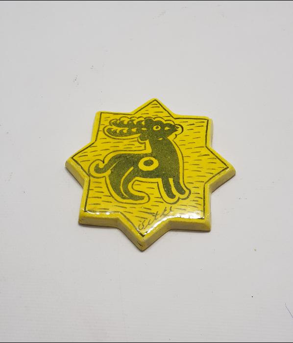 SITKI OLÇAR İMZALI KÜTAHYA SERAMİK DUVAR TABAĞI 