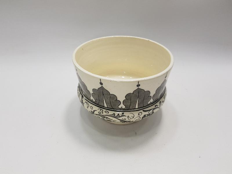 SITKI OLÇAR İMZALI KÜTAHYA SERAMİK KASE