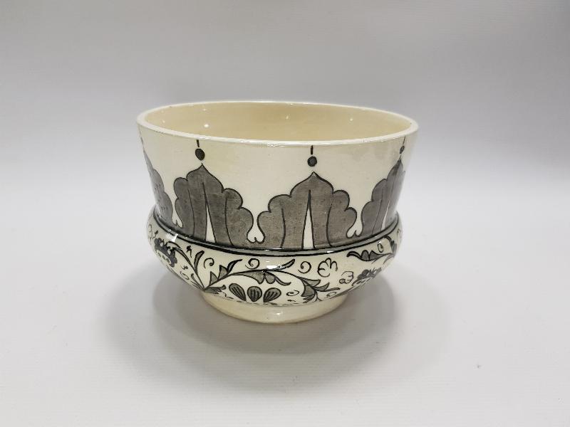 SITKI OLÇAR İMZALI KÜTAHYA SERAMİK KASE