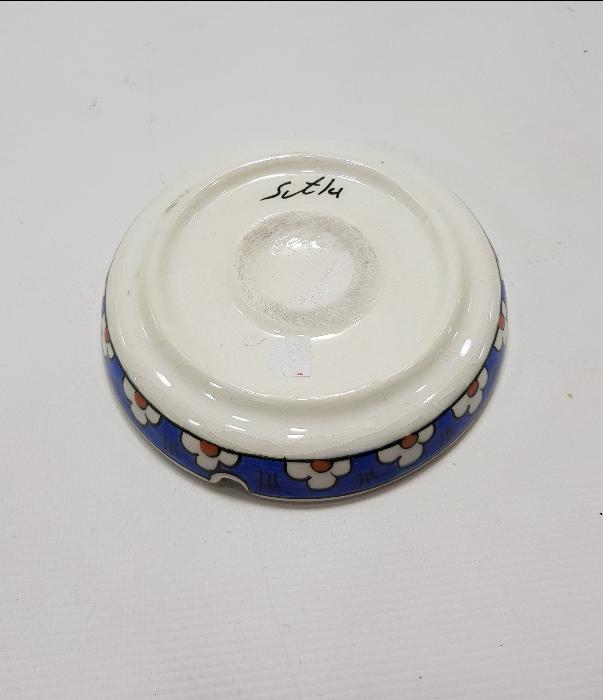 SITKI OLÇAR İMZALI KÜTAHYA SERAMİK KÜL TABLASI 