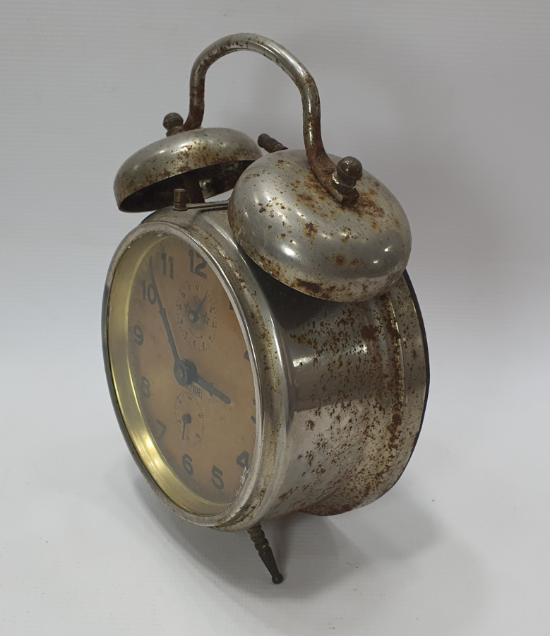 ANTİKA PETER MARKA KURMALI MASA SAATİ