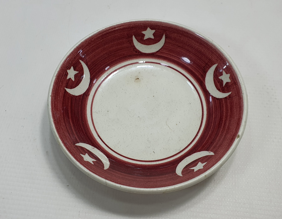 OSMANLI DÖNEMİ AY YILDIZLI TABAK