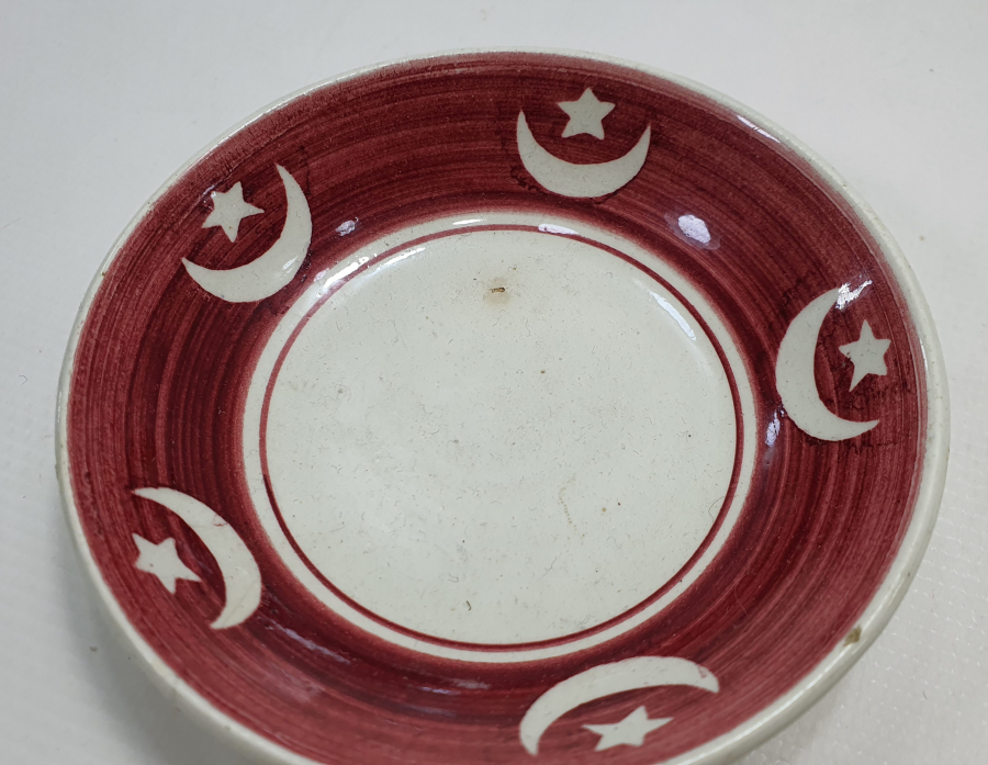 OSMANLI DÖNEMİ AY YILDIZLI TABAK