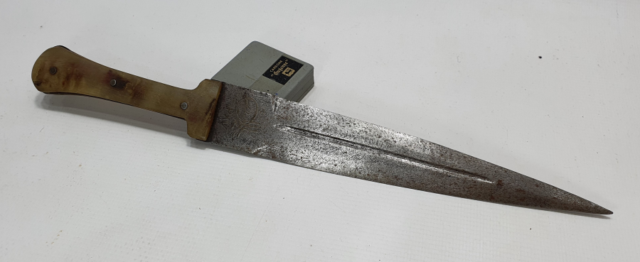 OSMANLI DÖNEMİ ÇOK NADİR KOFGARİ İŞÇİLİKLİ ÇERKES KAMASI