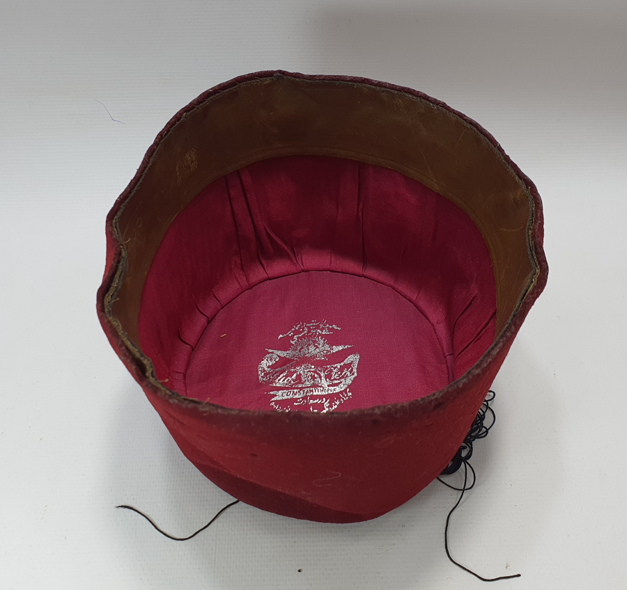 OSMANLI DÖNEMİ İÇİ OSMANLICA YAZILI NADİR FES