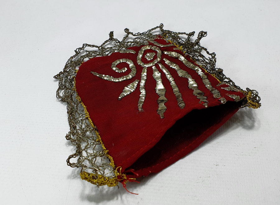 OSMANLI DÖNEMİ KOZAK TELLİSİ KINA KESESİ