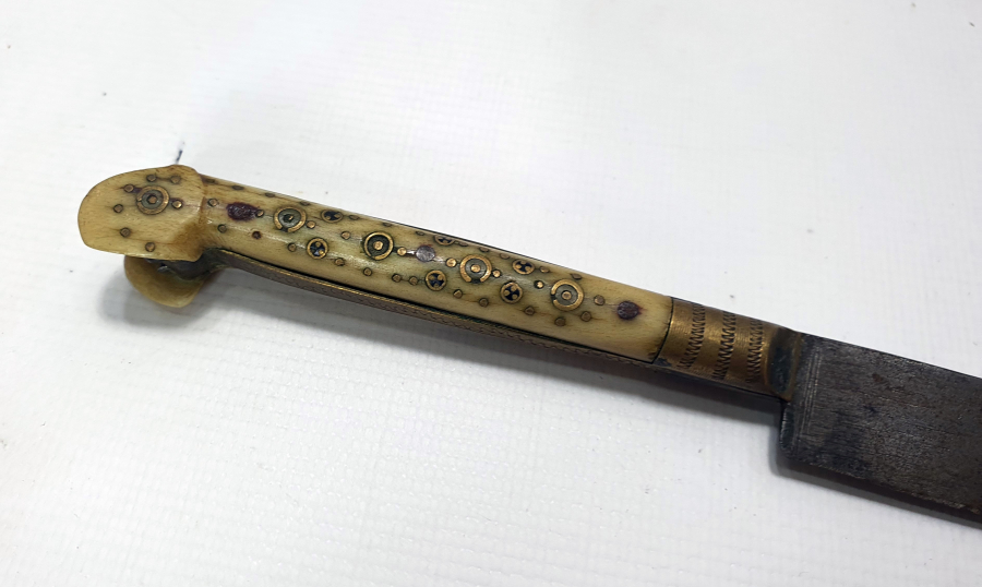 OSMANLI DÖNEMİ NADİR FORM BOSNA İŞİ KAMA