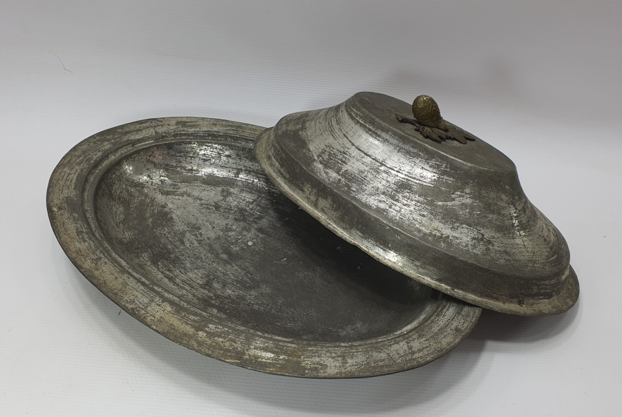 OSMANLI DÖNEMİ PALAMUT TUTMAÇLI KAPAKLI SAHAN