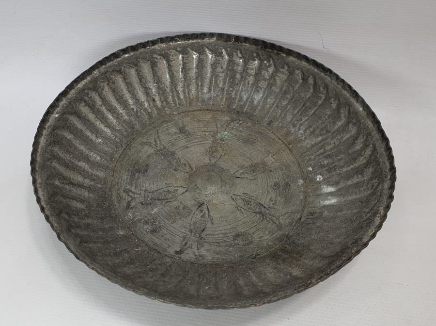 OSMANLI DÖNEMİ BALIKLI ERMENİ İŞİ NADİR HAMAM TASI