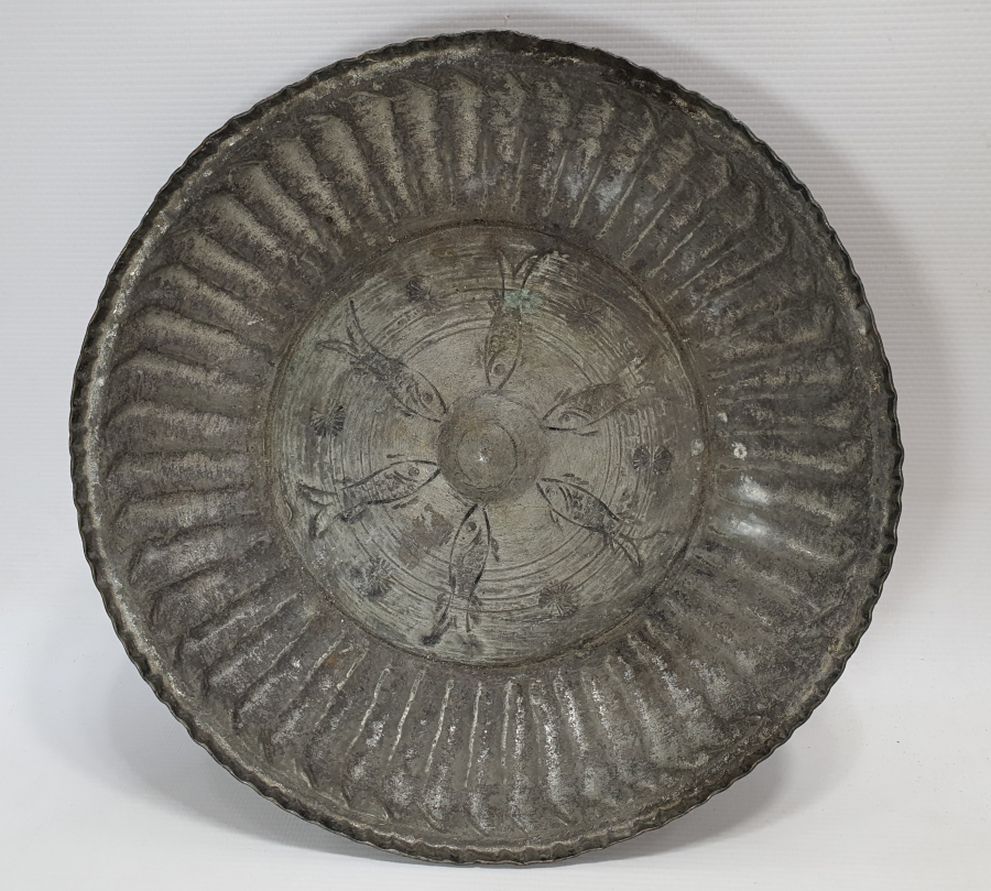 OSMANLI DÖNEMİ BALIKLI ERMENİ İŞİ NADİR HAMAM TASI