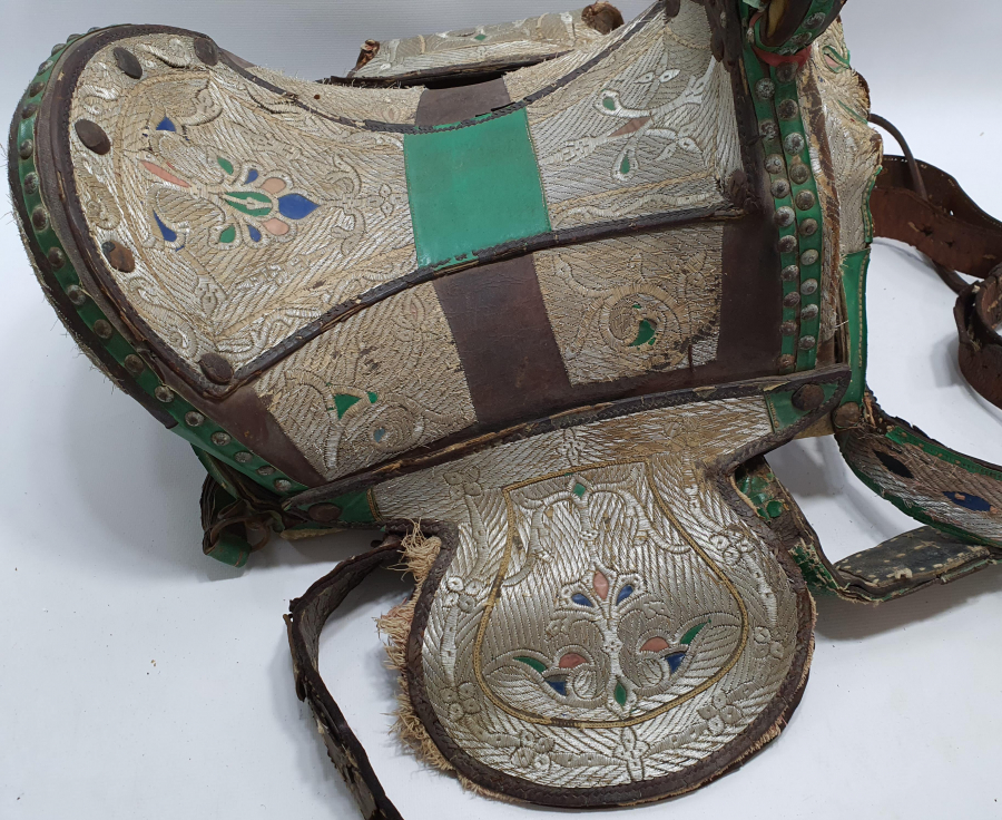 OSMANLI DÖNEMİ ÇOK NADİR AĞA İŞİ ÇERKES EYERİ