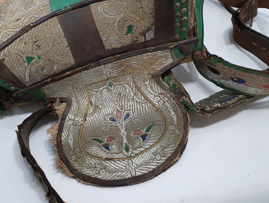 OSMANLI DÖNEMİ ÇOK NADİR AĞA İŞİ ÇERKES EYERİ