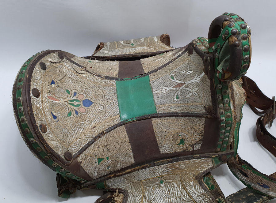 OSMANLI DÖNEMİ ÇOK NADİR AĞA İŞİ ÇERKES EYERİ